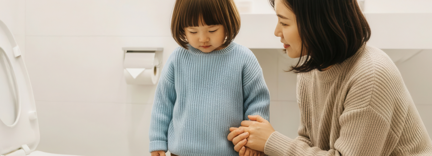 화장실 가기 두려워하는 아이